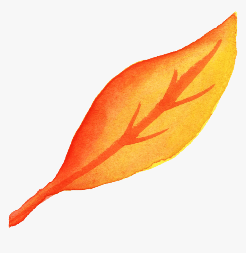 Free Png Download Leaf Watercolor Fall Png Images Background - Watercolor Fall Leaves Png, Transparent Png, Free Download