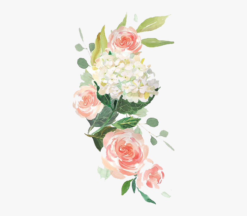 Free Watercolor Flowers Png - Transparent Background Watercolor Flower Png, Png Download, Free Download