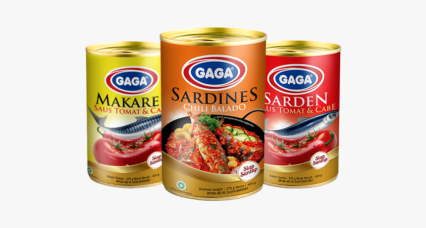 Hot Item Gaga Sardines - Canning Food Indonesia, HD Png Download, Free Download