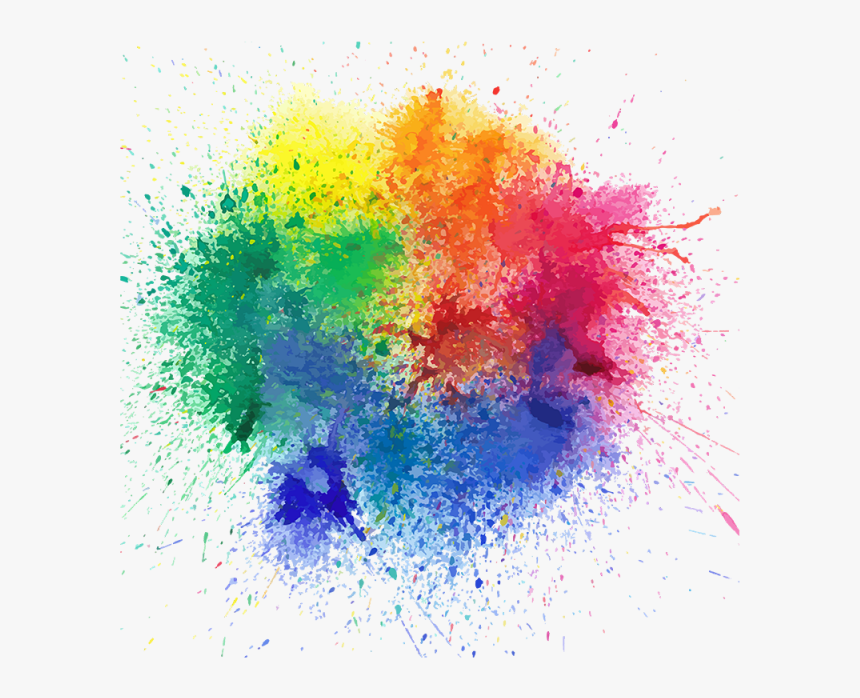 Watercolor Arts - Transparent Color Splash Png, Png Download, Free Download