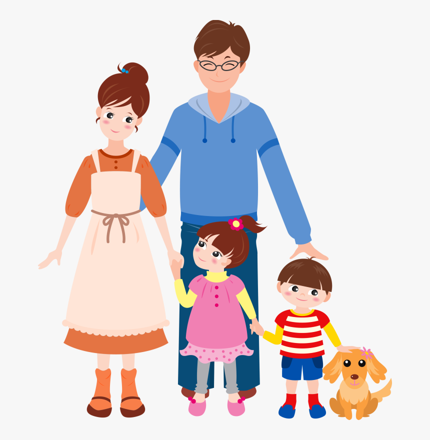 Family Cartoon Png Gif, Transparent Png, Free Download