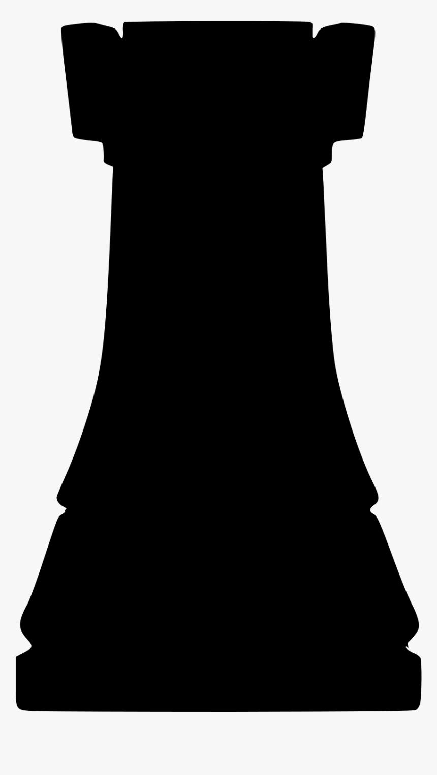 Silhouette Chess Piece Remix Rook / Torre Clip Arts - Rook Chess Piece Silhouette, HD Png Download, Free Download