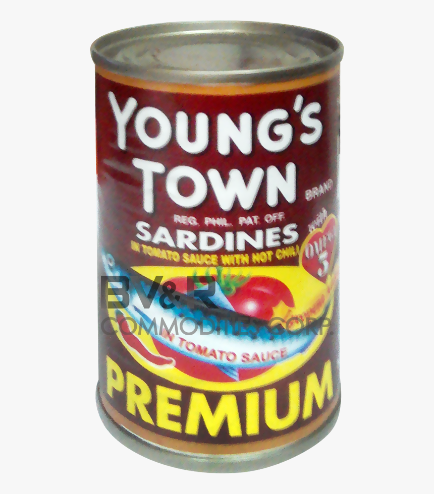 Young’s Town Premium Sardines In Tomato Sauce With - Youngstown Chili Sardines 155g, HD Png Download, Free Download