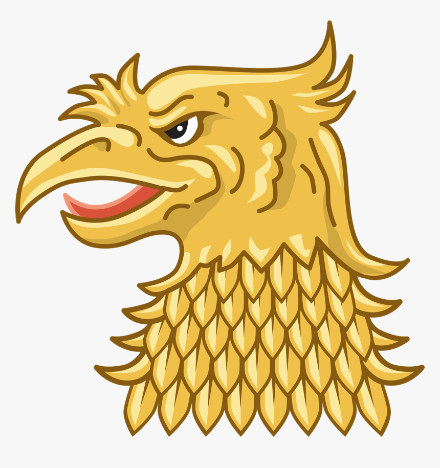 Gold Eagle Head Png, Transparent Png, Free Download