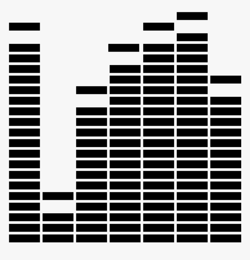 Equalizer - Black And White Equalizer Png, Transparent Png, Free Download