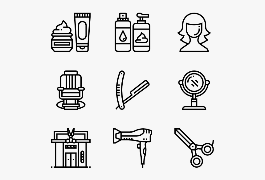 Barber Shop - Wedding Icons, HD Png Download, Free Download