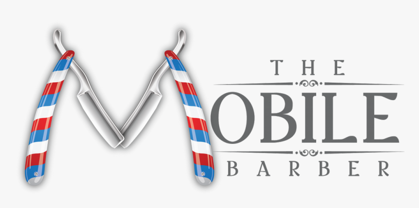 By The Mobile Barber - Mobile Barber Logo Design, HD Png Download, Free Download