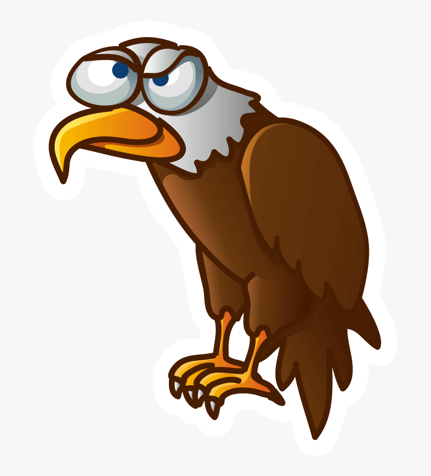 Transparent Bald Eagle Cartoon, HD Png Download, Free Download