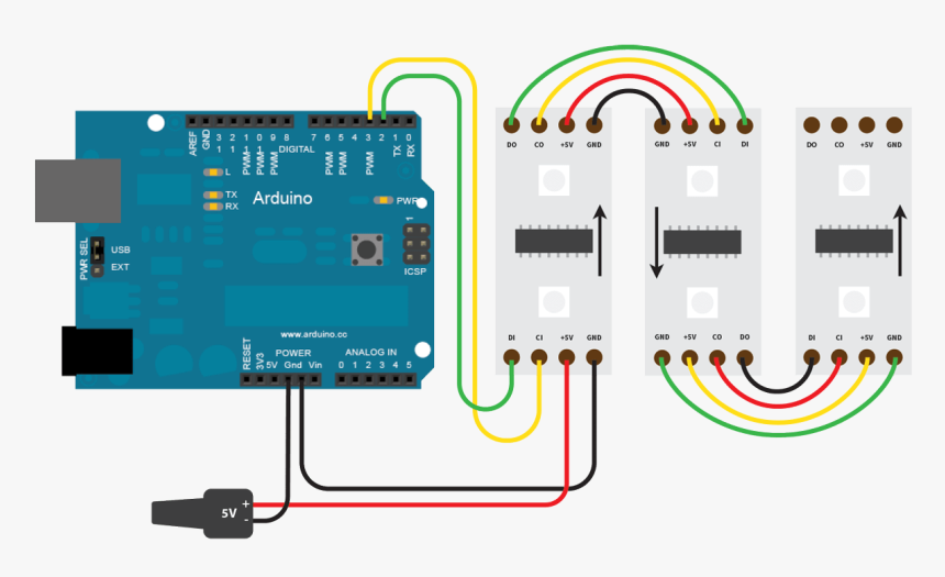 Connect Adxl345 To Arduino Uno, HD Png Download, Free Download