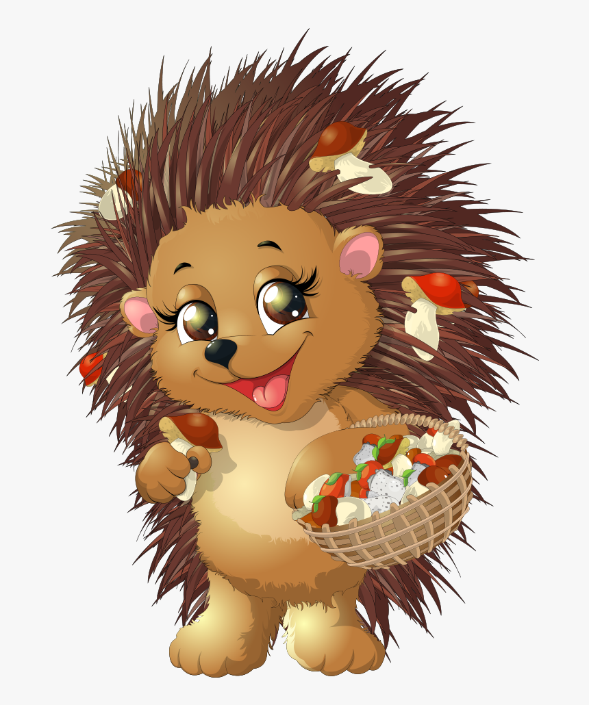 Hedgehog Drawing Clip Art - Ежик Рисунок Пнг, HD Png Download, Free Download