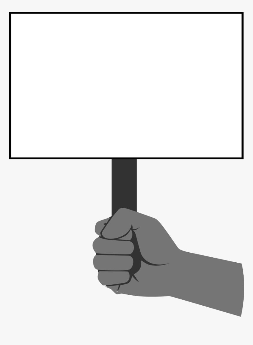 Transparent Hand Holding Sign Png - Stop Sopa, Png Download, Free Download