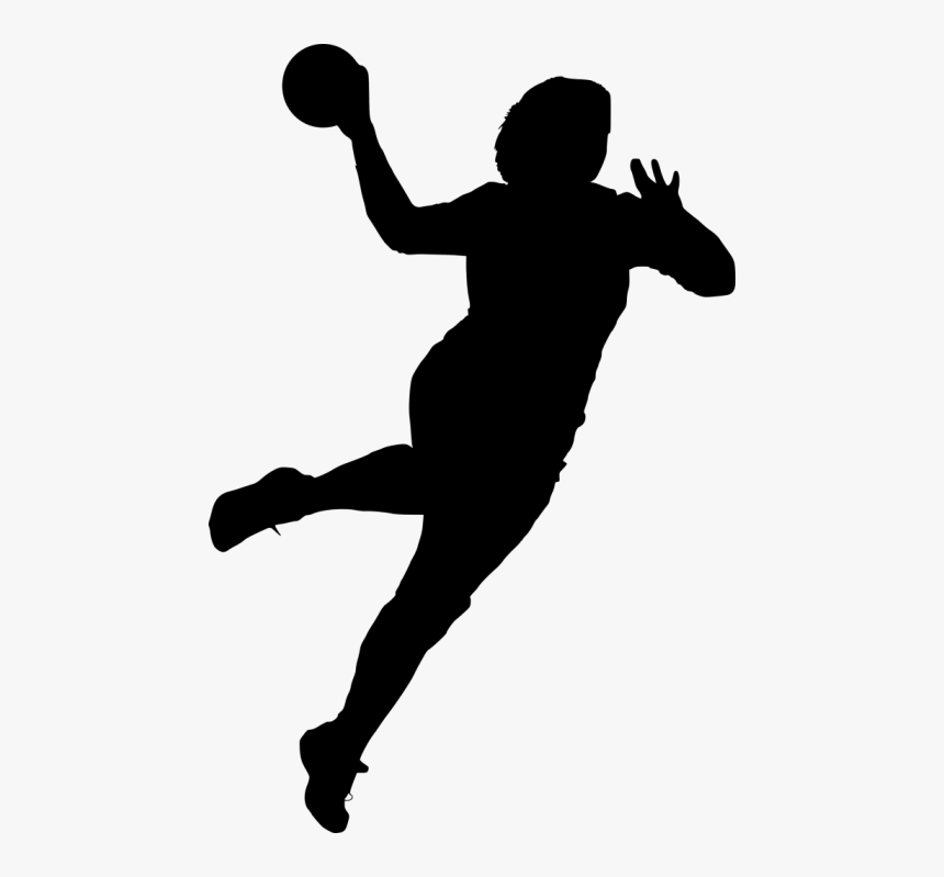 Sports Silhouette Png - Handball Silhouette Png, Transparent Png, Free Download