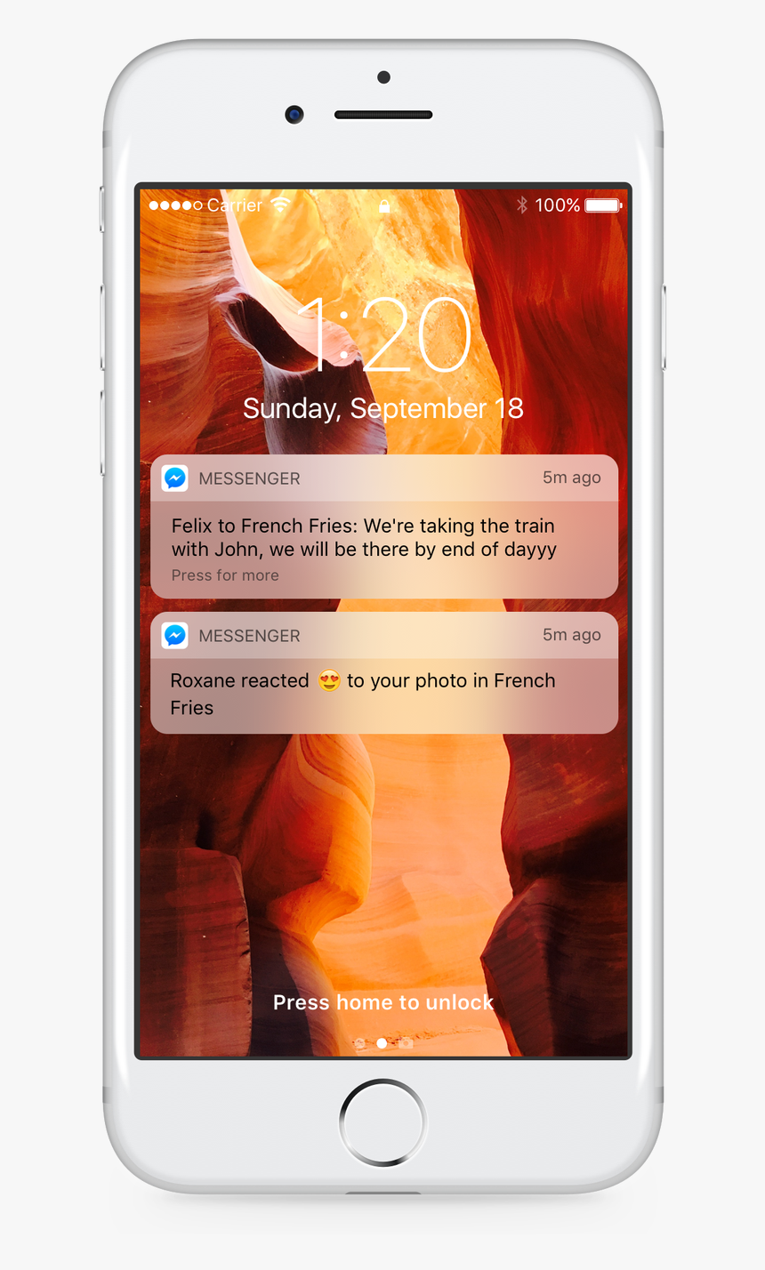 Facebook Messenger Chat Reactions Notifications, HD Png Download, Free Download