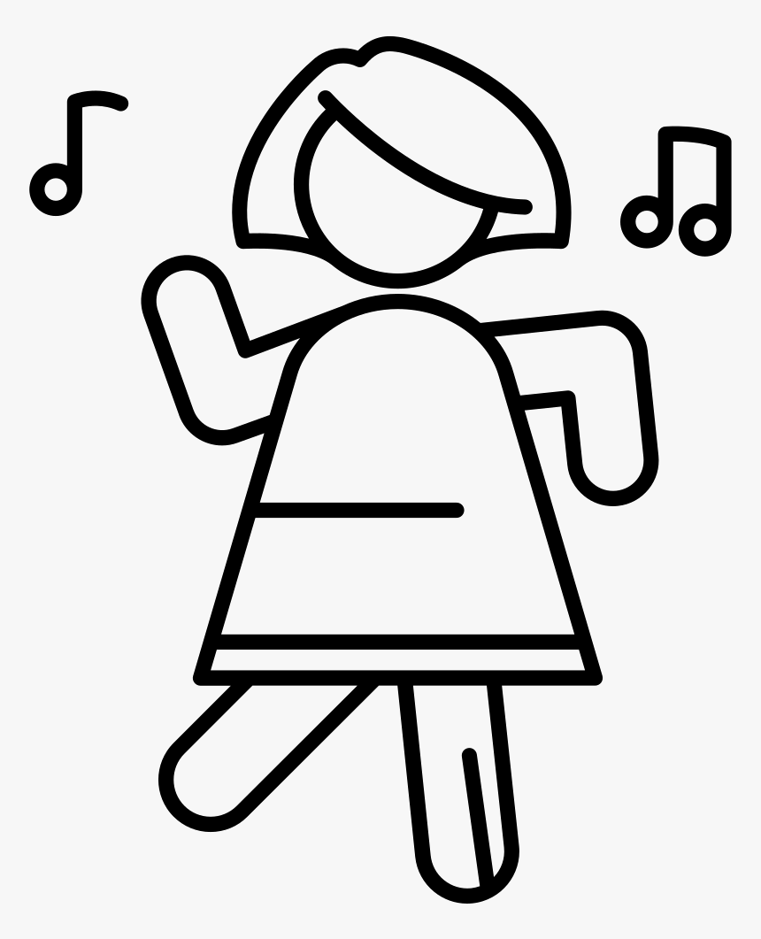 Woman Dancing - Accounting Clipart Black And White, HD Png Download, Free Download