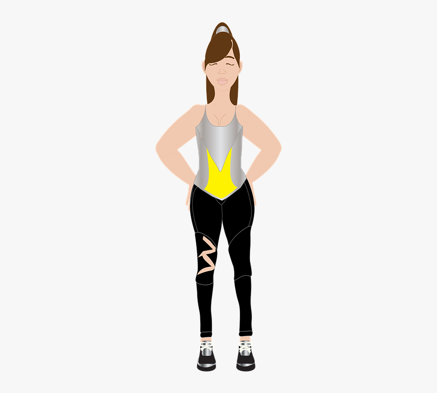 Exercise, Yoga, Meditation, Woman, Fitness, Girl - Cartoon, HD Png Download, Free Download