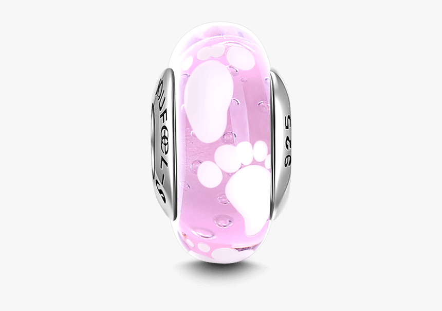 Baby Feet Pink Murano Glass - Baby Toys, HD Png Download, Free Download