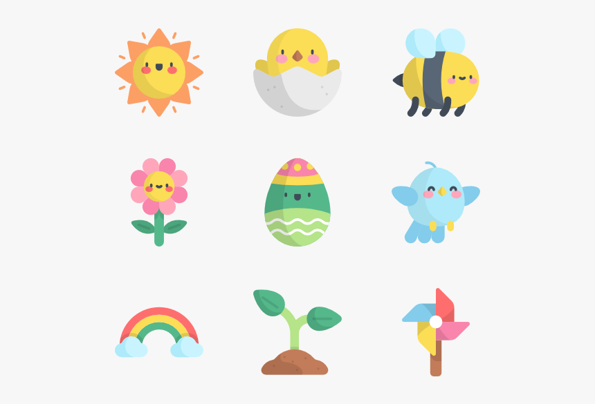 Spring - Flaticon Kawaii, HD Png Download, Free Download