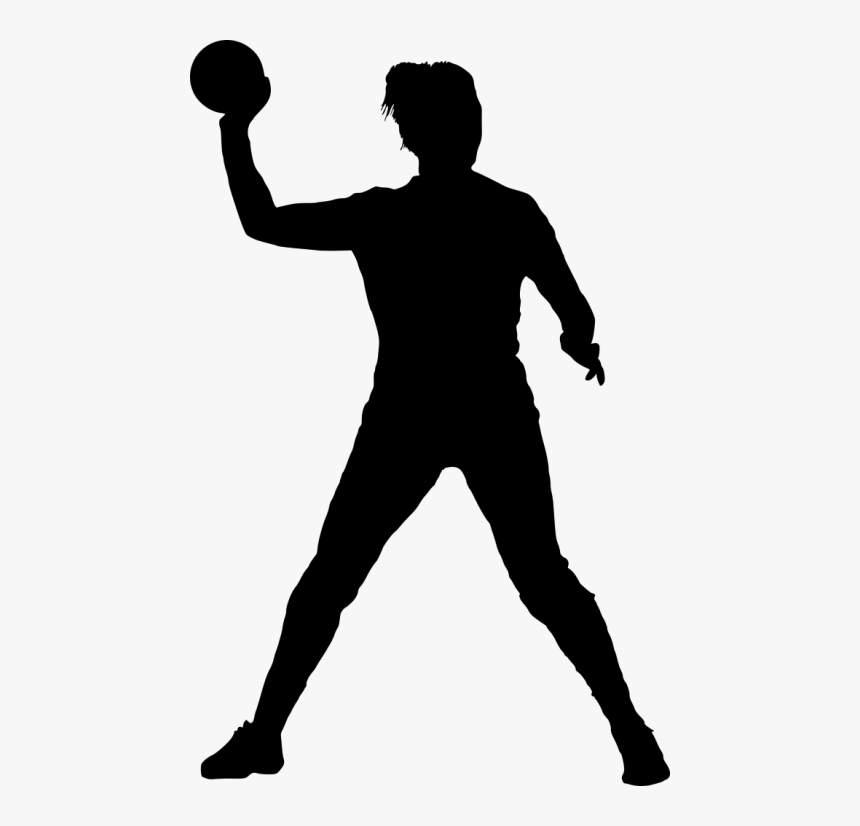Free Png Sport Handball Silhouette Png Clipart , Png - Handball Silhouette, Transparent Png, Free Download