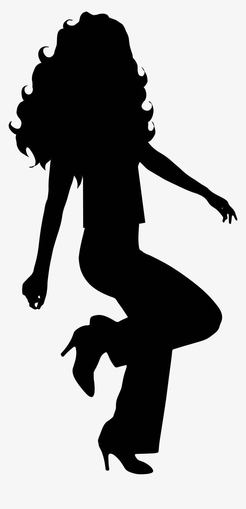 Dancing Girl Silhouette Clip Art Imageu200b Gallery - Dancing Girl Silhouette Clip Art, HD Png Download, Free Download