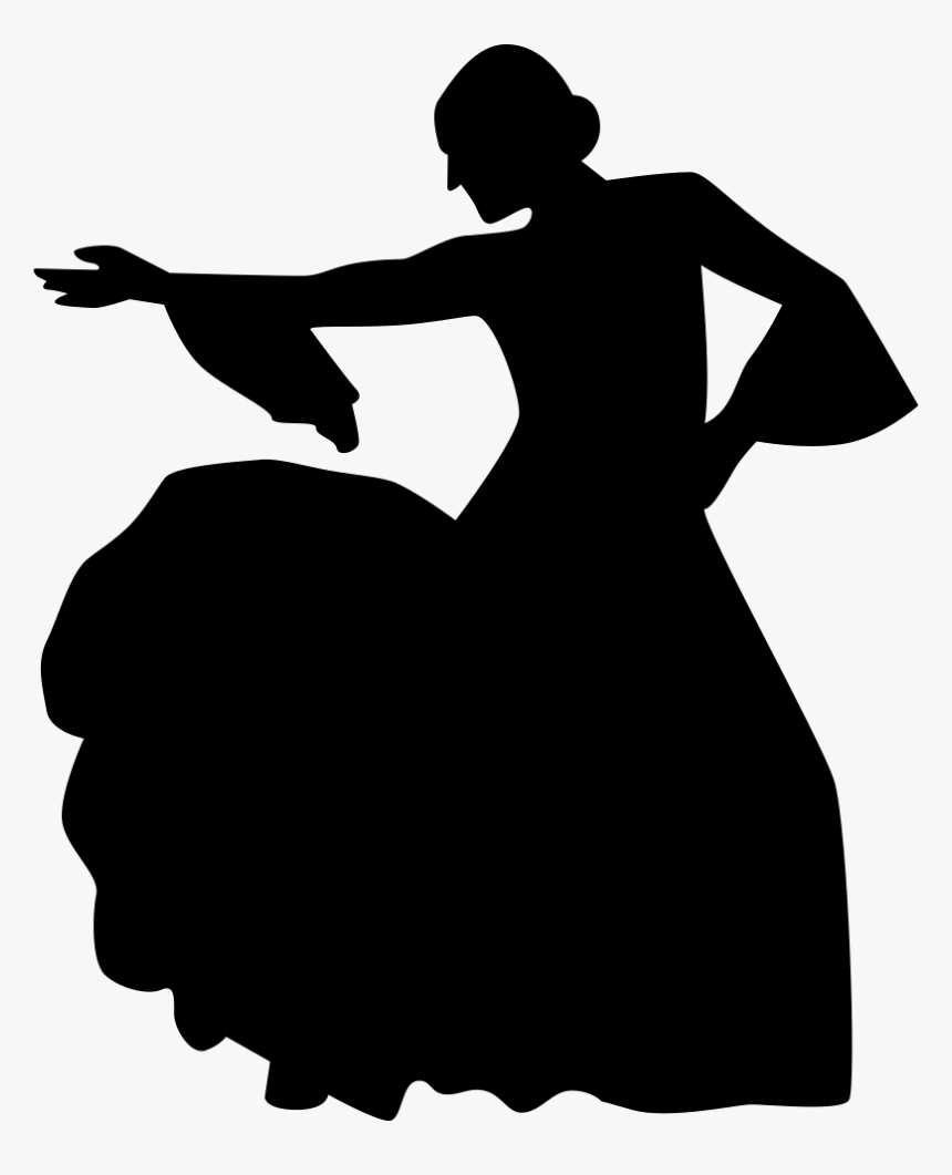 Dancing Woman Silhouette - Silhouette Woman Dancing, HD Png Download, Free Download