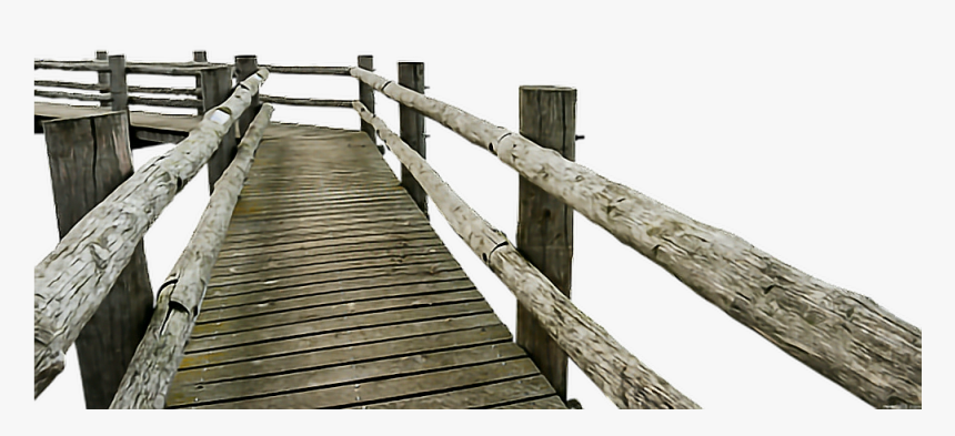 #ftestickers #bridge #old #wooden #dock #pier - Plank, HD Png Download, Free Download
