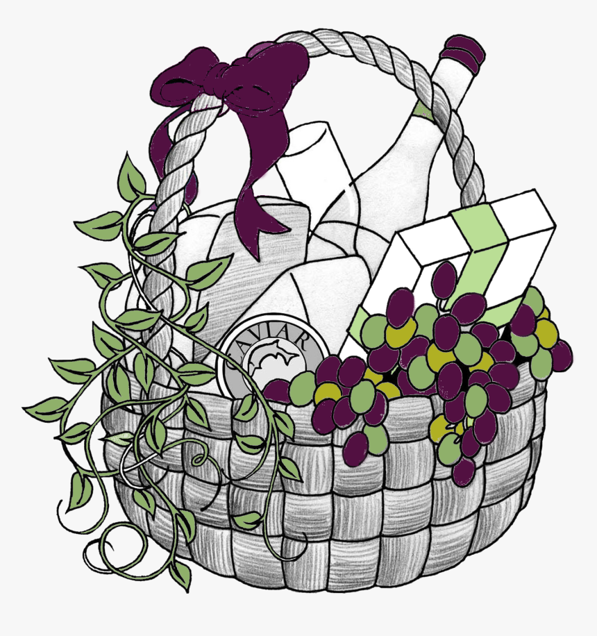 Best Gift Basket Clip Art - Raffle Basket Clipart Free, HD Png Download, Free Download