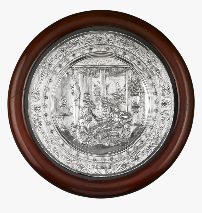 Elkington Silver Plate Plaque By Morel-ladeuil - Antique, HD Png Download, Free Download