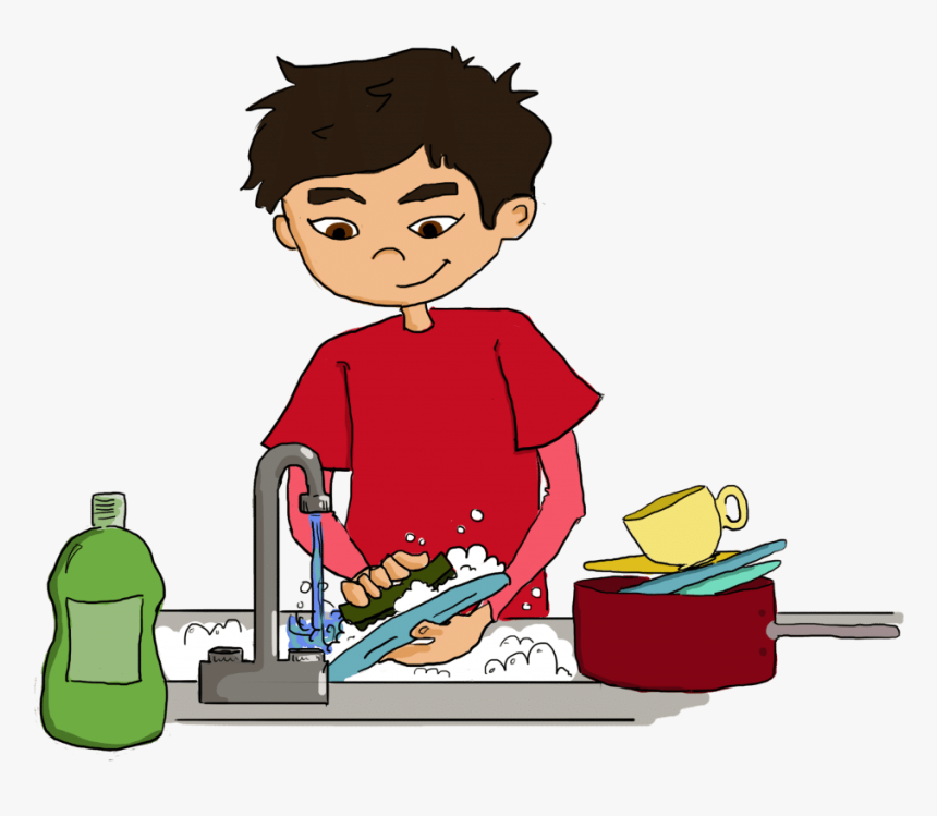 Ways To Teach - Wash The Dishes Clipart, HD Png Download, Free Download