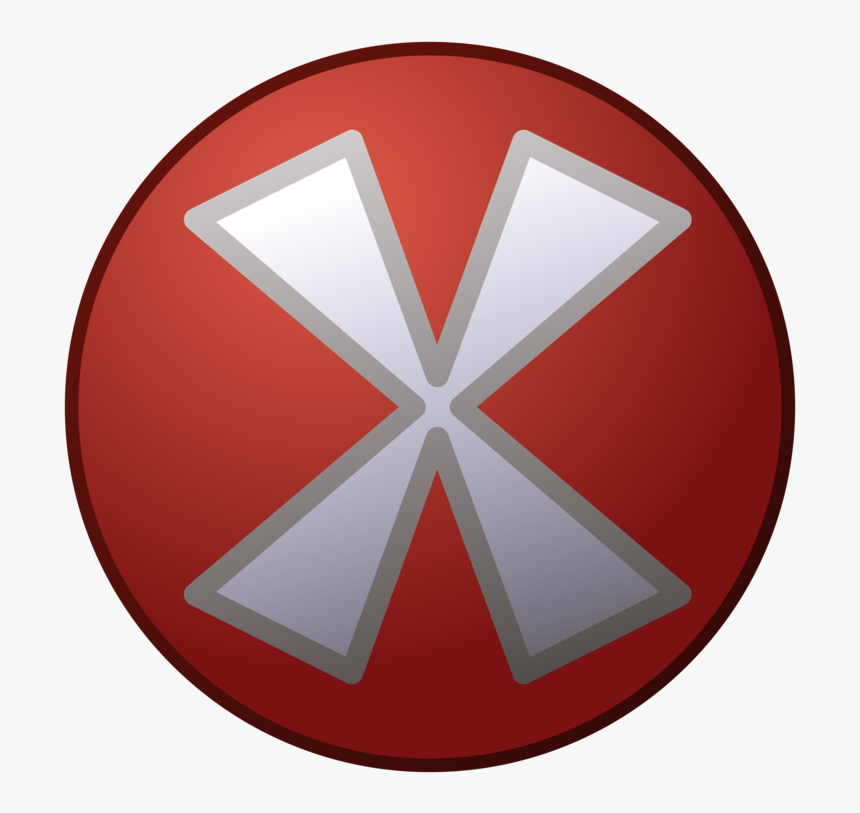 Triangle,symbol,circle - Red Cross Clip Art, HD Png Download, Free Download