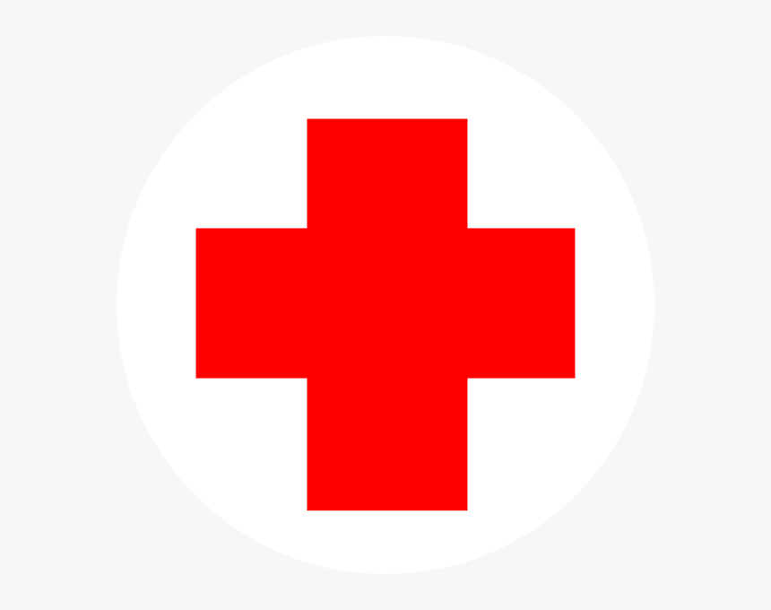 Red Cross Circle 2 Clip Art - Cross, HD Png Download, Free Download