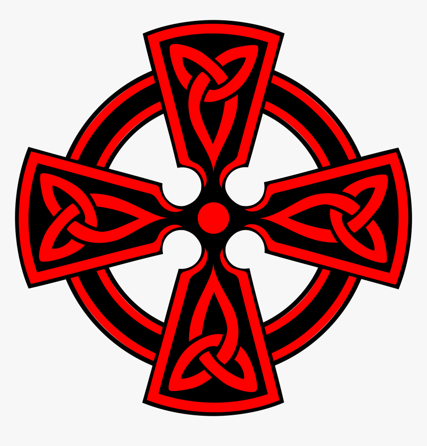 Celtic Cross Decorativetriquetras Red Clip Arts - Nearer My God To Thee Tin Whistle, HD Png Download, Free Download
