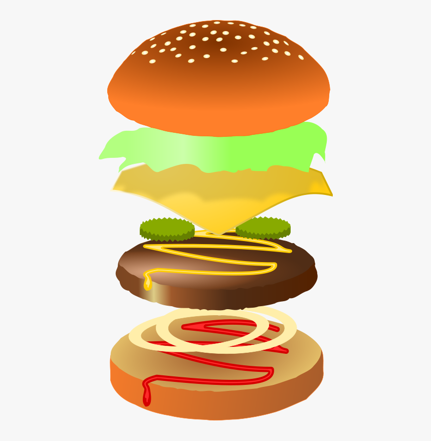 Making A Burger Clip Art, HD Png Download, Free Download