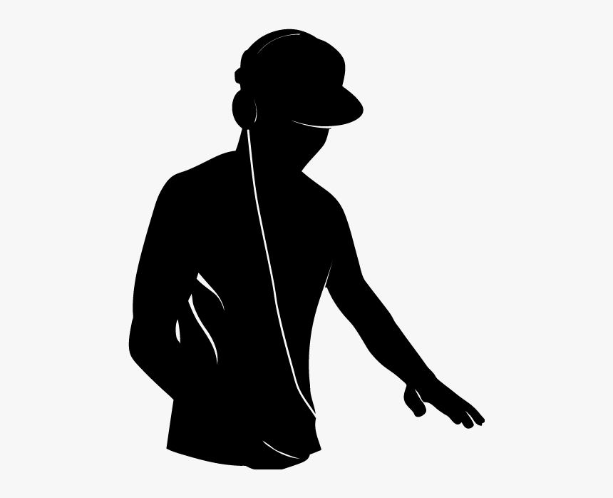 Clipart Dj - Dj Black And White Clipart, HD Png Download, Free Download