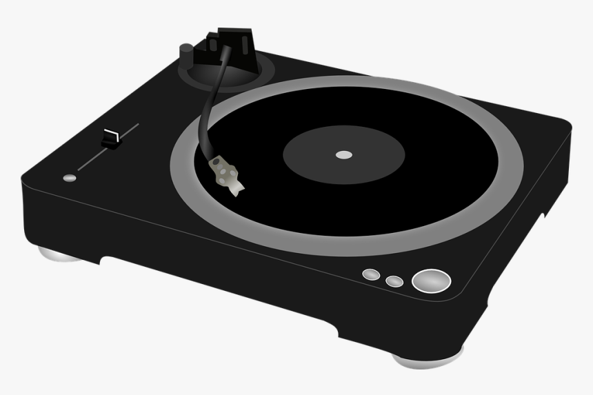 Record Player, Gramophone, Turntable, Vinyl, Music - Animation Record Player Animated, HD Png Download, Free Download