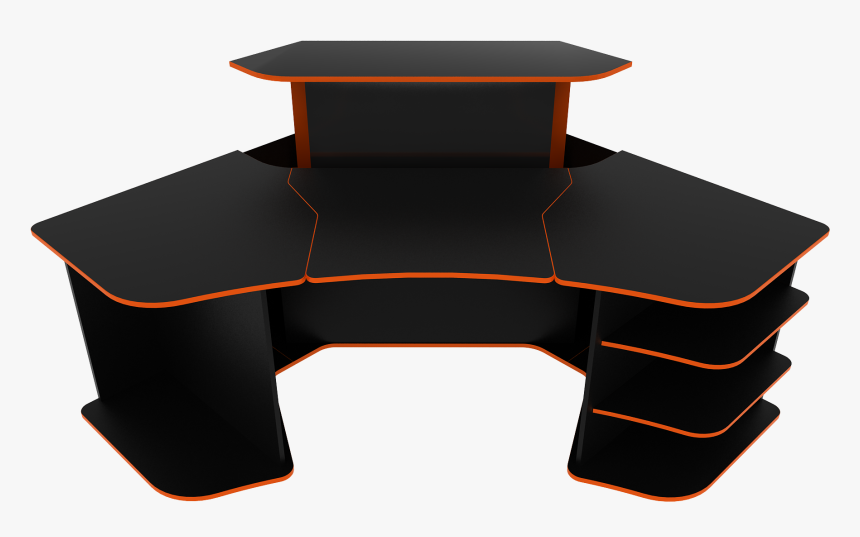 R S Gaming Desk - Red And Black Gaming Desk, HD Png Download, Free Download