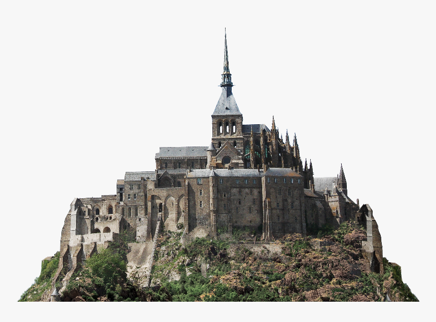 Castle Fortress Png Clipart Free Image - Mont Saint-michel, Transparent Png, Free Download