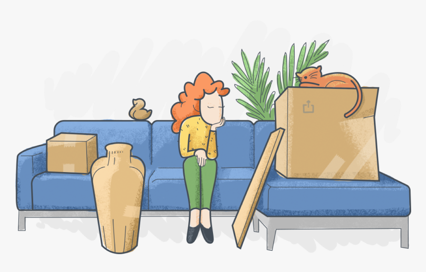 Transparent Cartoon Couch Png - Cartoon, Png Download, Free Download