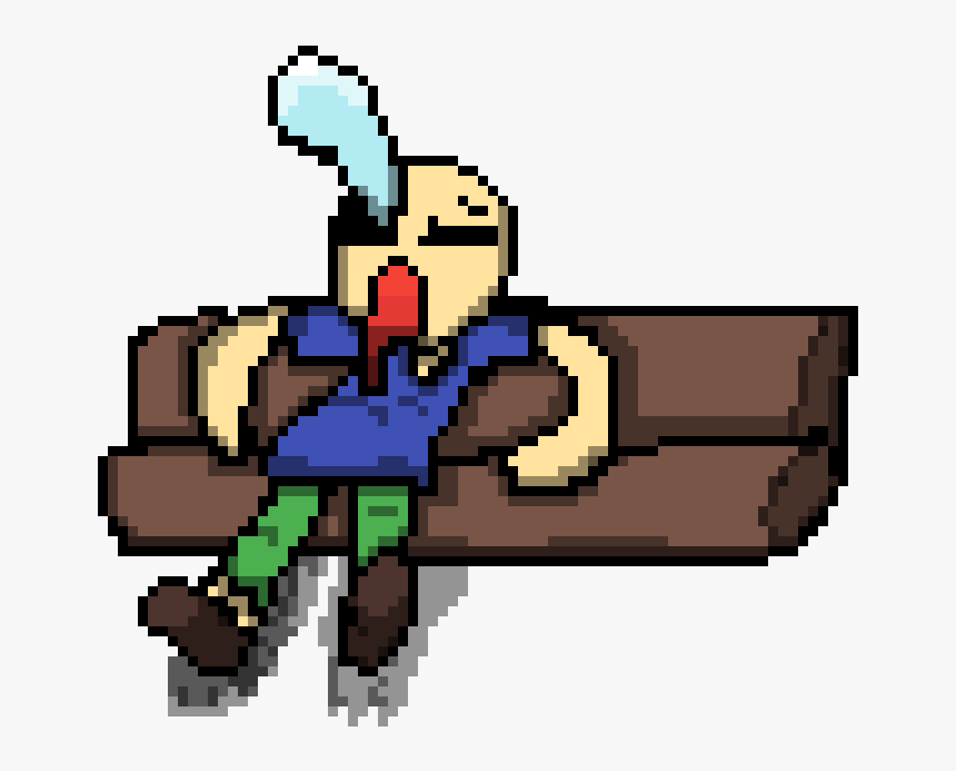 Cartoon Guy Sitting On Couch, HD Png Download, Free Download