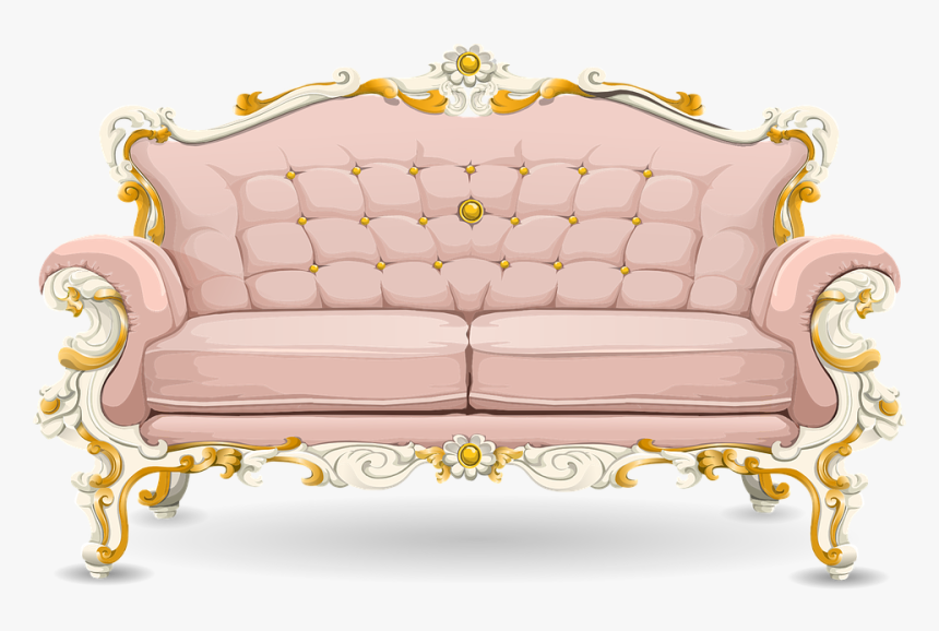 Transparent Old Furniture Clipart - Sofá Em Desenho Png, Png Download, Free Download