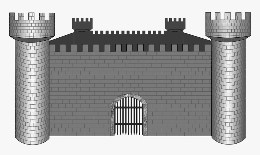 castle background clipart of animals