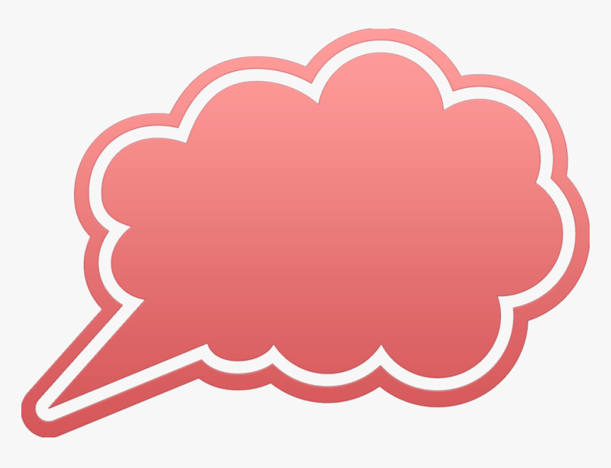 Speech Bubble Png - Cute Text Bubble Png, Transparent Png, Free Download