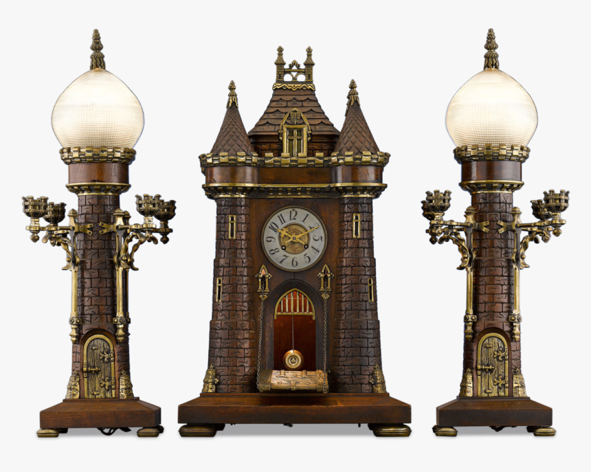 Medieval Castle Clock Garniture - Dome, HD Png Download, Free Download