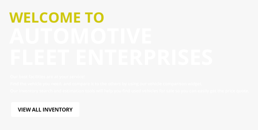 Automotive Fleet Enterprises Homepage - Black-and-white, HD Png Download, Free Download