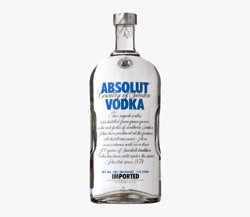 Absolut Vodka 1.75 Ml, HD Png Download, Free Download