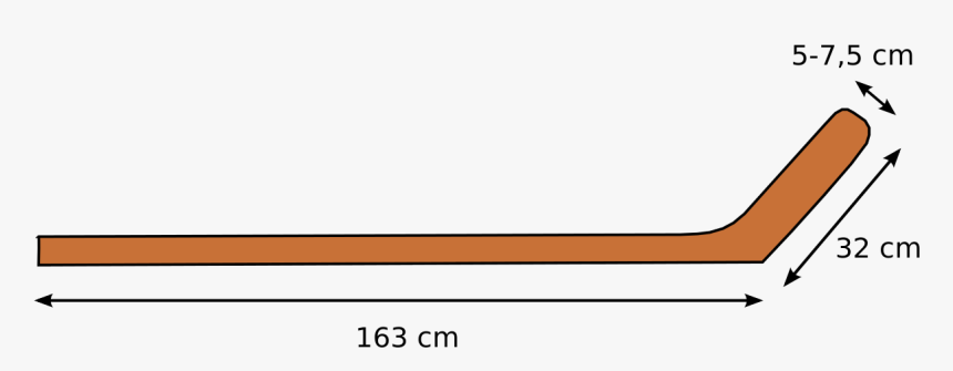 Hockey Stick Dimensions, HD Png Download, Free Download