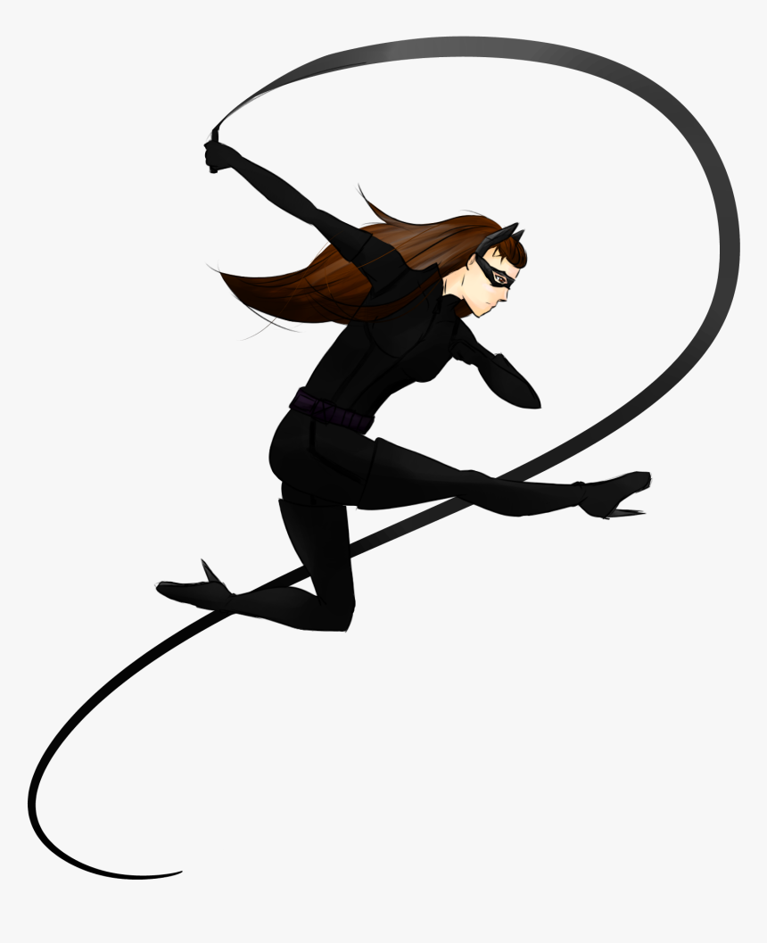 Cat Woman Anne Hathaway - Illustration, HD Png Download, Free Download