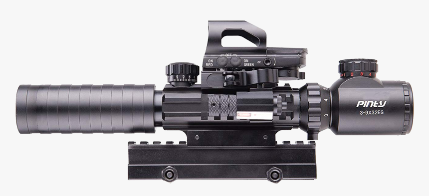 Pinty Rifle Scope 3-9x32mmeg Rangefinder/red & Green - Airsoft Gun, HD Png Download, Free Download