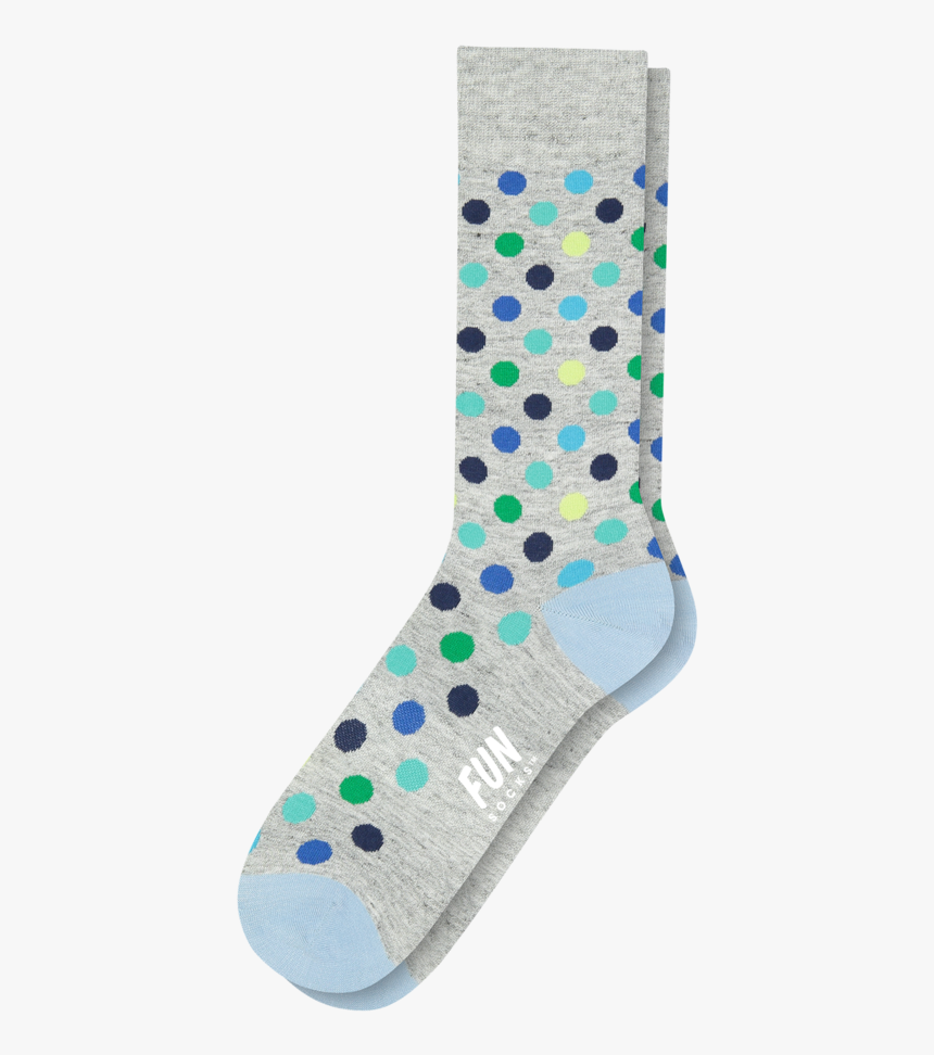 Men"s Polka Dot Dress Socks - Sock, HD Png Download, Free Download