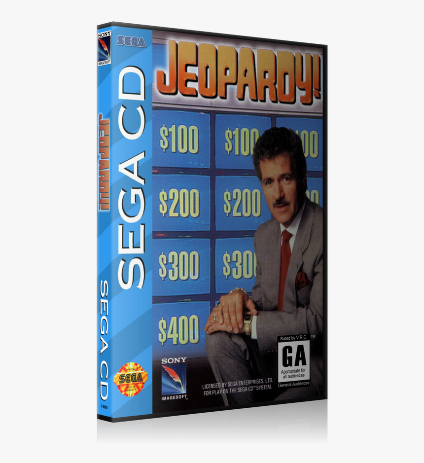 Jeopardy Replacement Retro Gaming Case - Colors Of Modern Rock Sega Cd, HD Png Download, Free Download