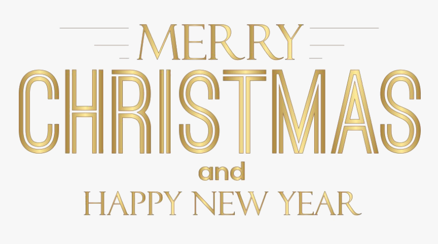 Merry Christmas Png Photos - Merry Christmas And Happy New Year Writing, Transparent Png, Free Download